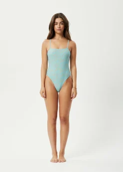 Swimwear<Afends Adi  - One Piece Swimsuit Blue Stripe