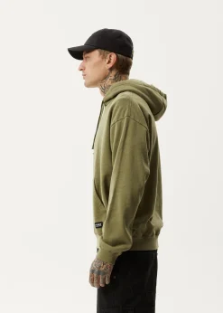 Sweaters & Hoodies<Afends All Day  - Relaxed Hoodie Military