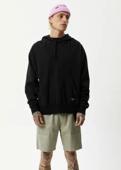 Sweaters & Hoodies<Afends All Day  - Relaxed Hoodie Black