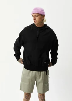 Sweaters & Hoodies<Afends All Day  - Relaxed Hoodie Black