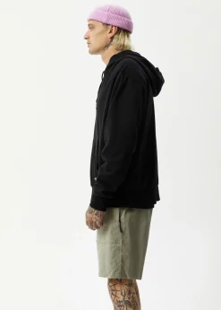 Sweaters & Hoodies<Afends All Day  - Relaxed Hoodie Black