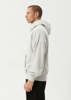 Sweaters & Hoodies<Afends All Eyez  - Boxy Hoodie Grey Marle