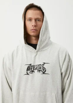 Sweaters & Hoodies<Afends All Eyez  - Boxy Hoodie Grey Marle