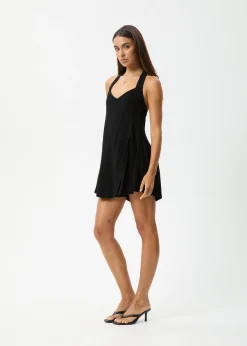 Jumpsuits & Overalls<Afends Amaya  - Halter Playsuit Black