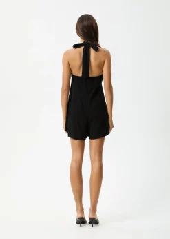 Jumpsuits & Overalls<Afends Amaya  - Halter Playsuit Black