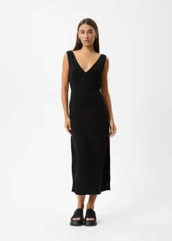 Dresses<Afends Amaya  - Maxi Dress Black