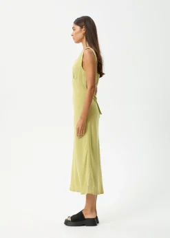 Dresses<Afends Amaya  - Maxi Dress Lemongrass