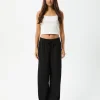 Pants<Afends Amaya  - Wide Leg Pant Black