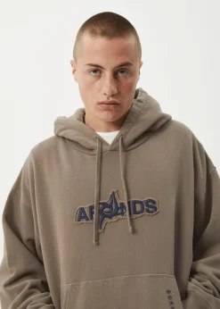 Sweaters & Hoodies<Afends Antic  - Boxy Hoodie Fossil