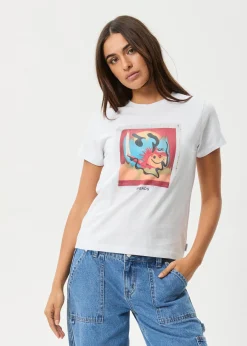 Tees & Shirts<Afends Apocalypso  - Regular Tee White