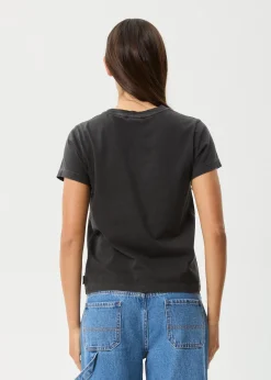 Tees & Shirts<Afends Apocalypso  - Regular Tee Stone Black