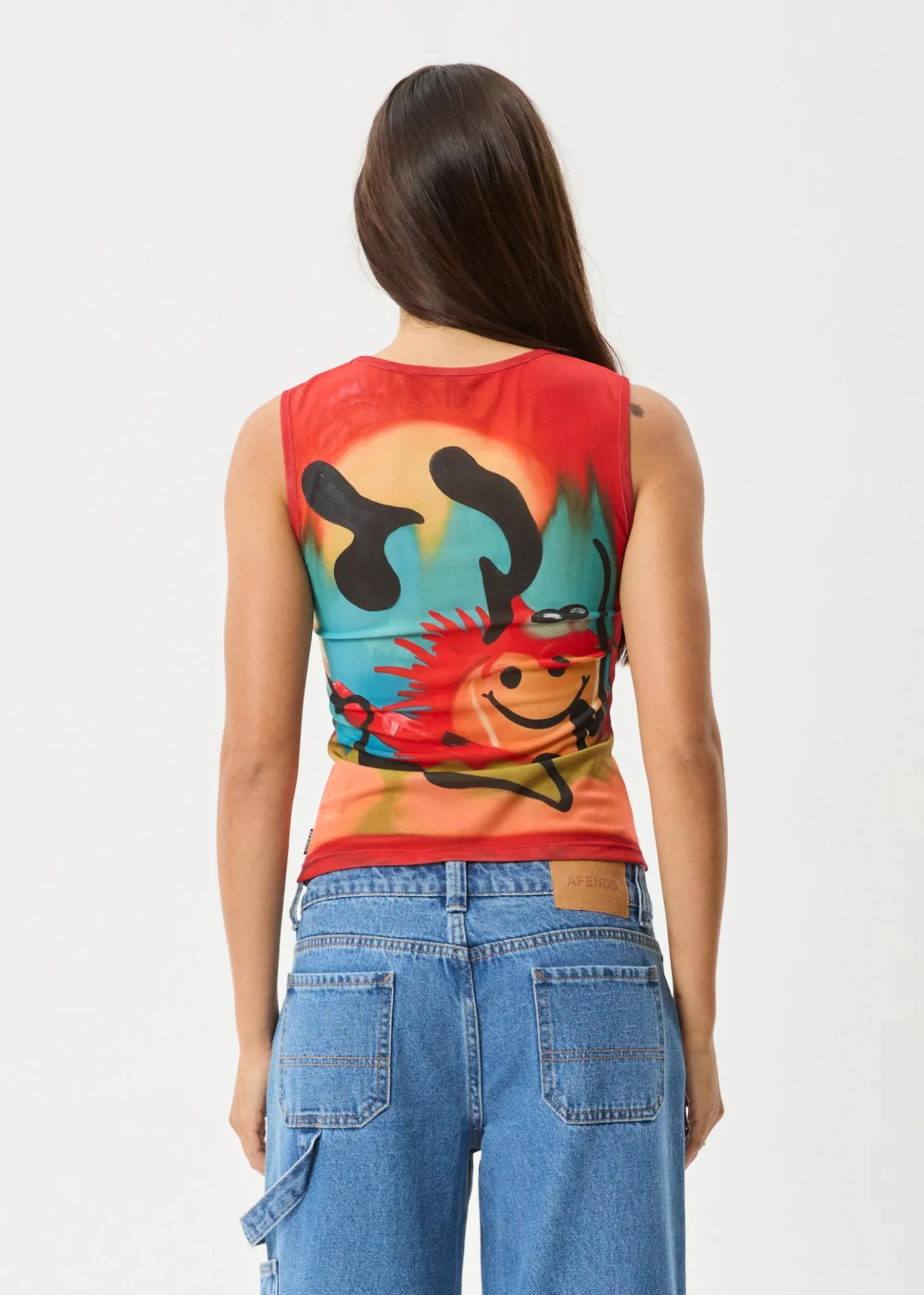 Sleeveless<Afends Apocalypso - Sheer Tank Multi