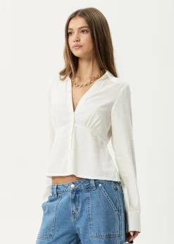 Long Sleeve<Afends Archive  - Long Sleeve Shirt White