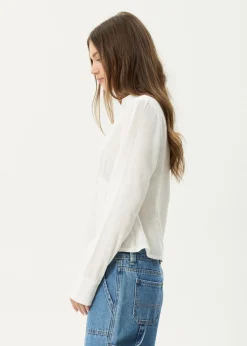 Long Sleeve<Afends Archive  - Long Sleeve Shirt White