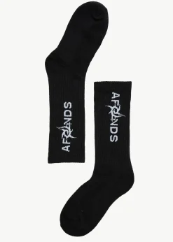 Accessories|Accessories<Afends Art Two Pack  - Socks Two Pack Black