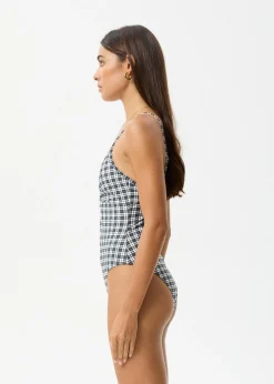 Swimwear<Afends Asher  - Check One Piece Black Check