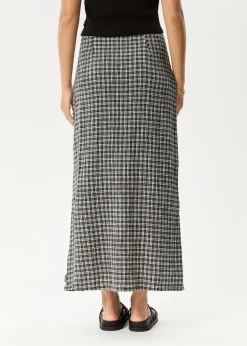 Sets & Co-Ords|Skirts<Afends Asta Base - Seersucker Skirt Steel Check