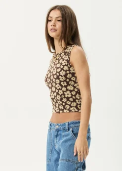 Sleeveless<Afends Astoria - Tank Coffee