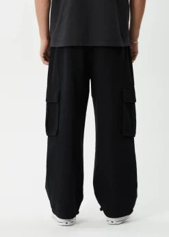 Pants<Afends Atlas Canvas  - Cargo Pant Black