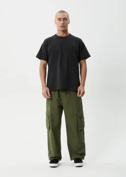 Pants<Afends Atlas Canvas  - Cargo Pant Military