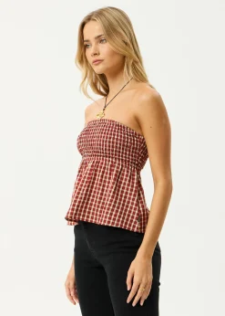 Sets & Co-Ords|Sleeveless<Afends Austin  - Top Red Rum