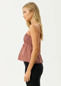 Sets & Co-Ords|Sleeveless<Afends Austin  - Top Red Rum