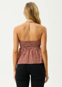 Sets & Co-Ords|Sleeveless<Afends Austin  - Top Red Rum
