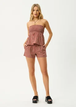 Sets & Co-Ords|Sleeveless<Afends Austin  - Top Red Rum