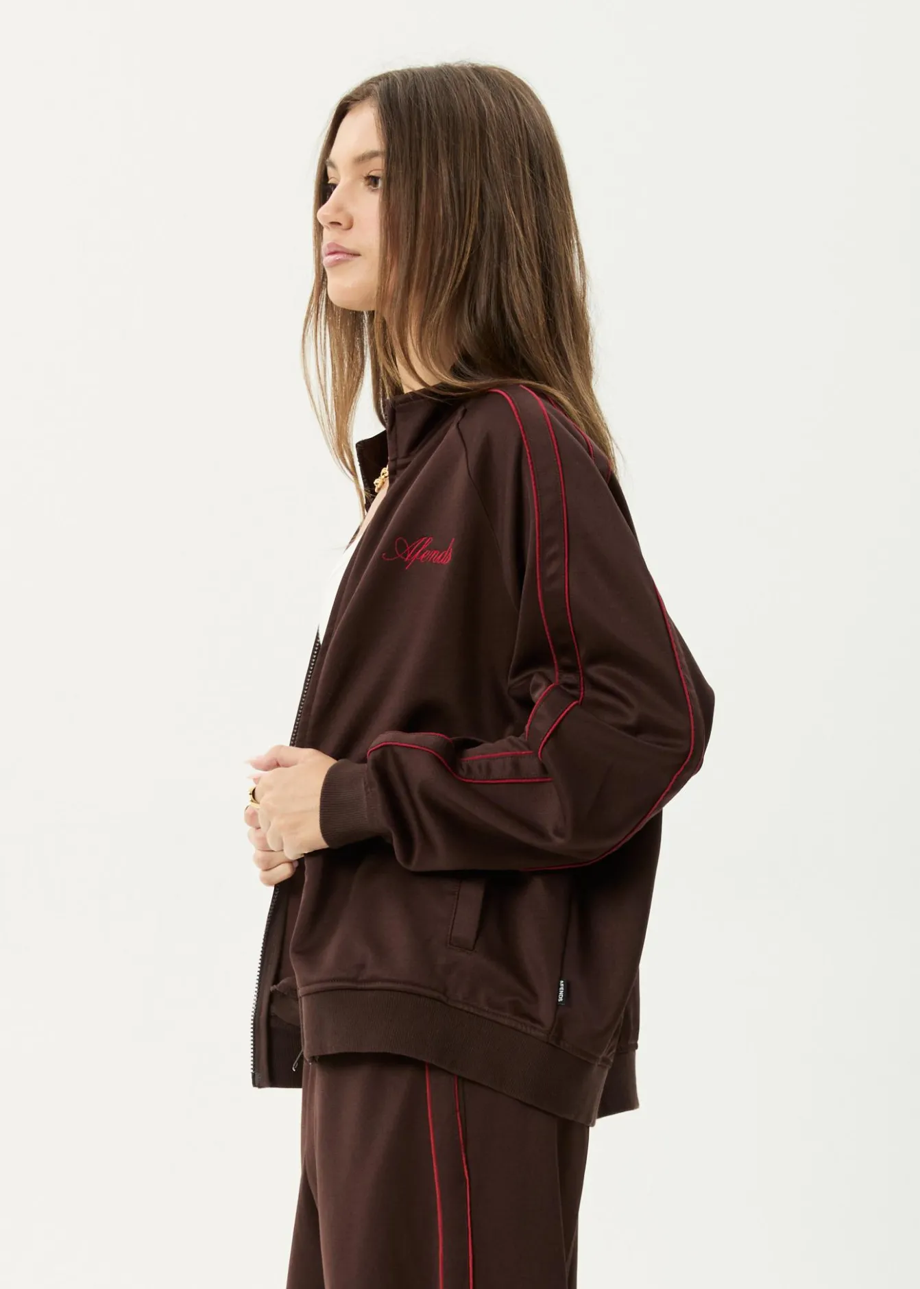 Sets & Co-Ords|Outerwear<Afends Avenue - Track Jacket Coffee