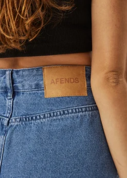 Skirts<Afends Ayla - Denim Maxi Skirt Worn Blue