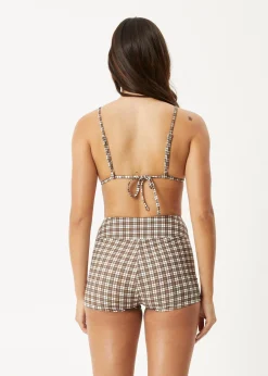 Swimwear<Afends Base  - Bikini Top Coffee Check