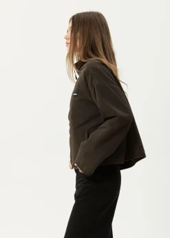Outerwear<Afends Berlin  - Reversible  Polar Fleece Jacket Coffee