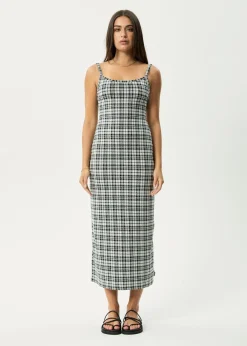 Dresses<Afends Blair  - Maxi Dress Black / White