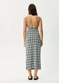 Dresses<Afends Blair  - Maxi Dress Black / White
