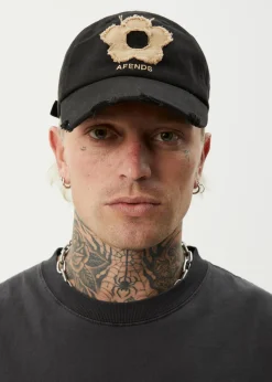 Accessories|Accessories<Afends Bloom - Panelled Cap Black / Tan