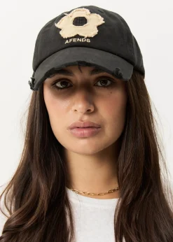 Accessories|Accessories<Afends Bloom - Panelled Cap Black / Tan