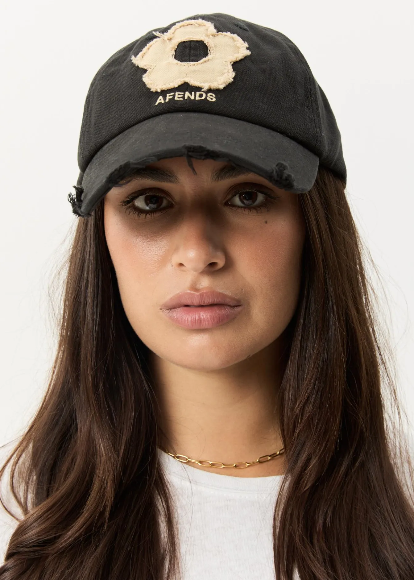 Accessories|Accessories<Afends Bloom - Panelled Cap Black / Tan