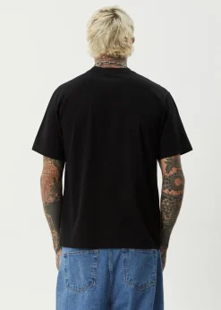 T-Shirts<Afends Burnin  - Retro Tee Black