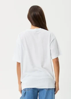 Tees & Shirts<Afends Butterfluer - Oversized Tee White