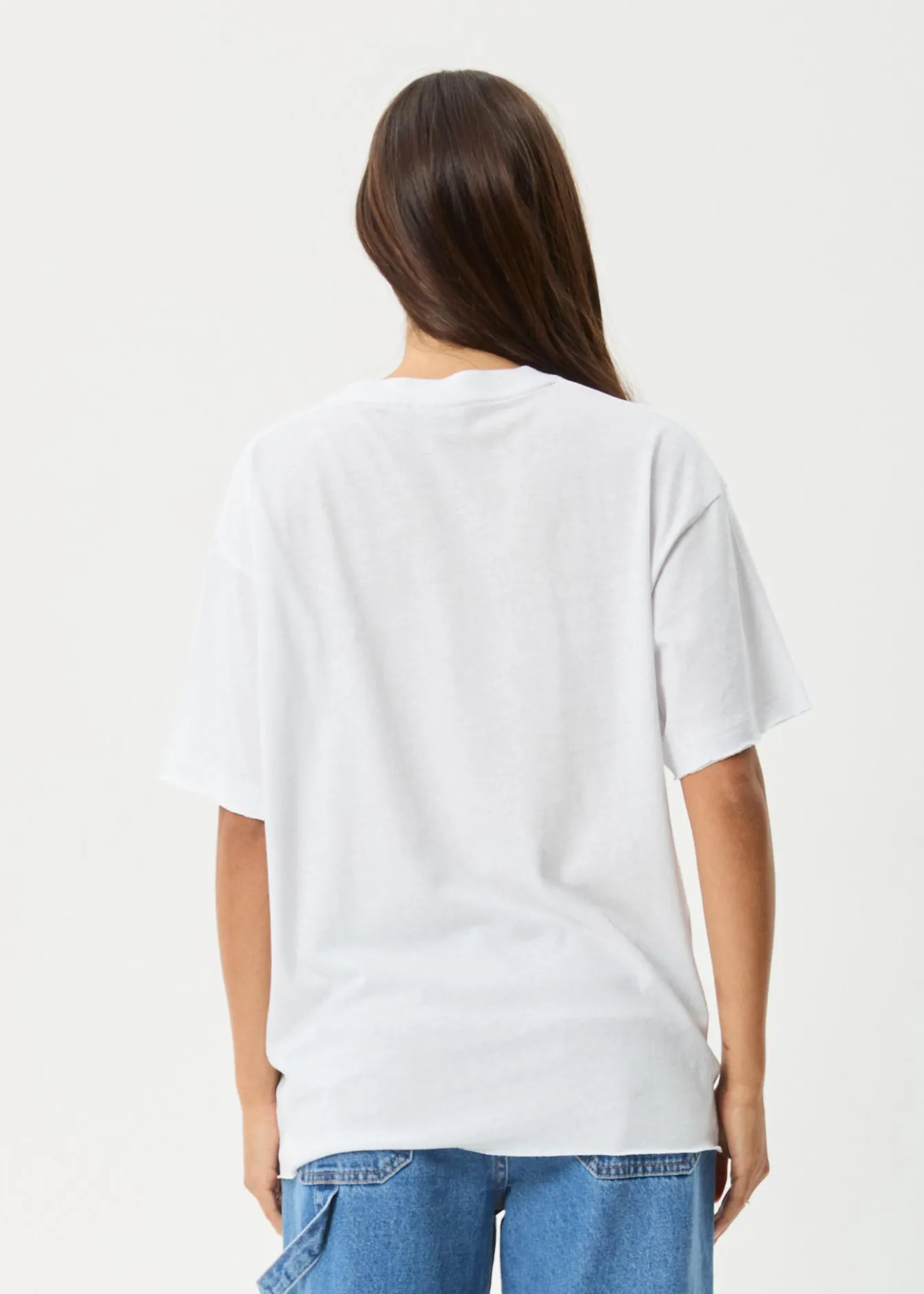 Tees & Shirts<Afends Butterfluer - Oversized Tee White