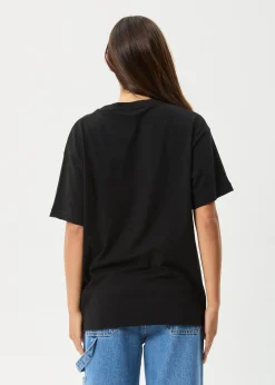 Tees & Shirts<Afends Butterfluer  - Oversized Tee Black