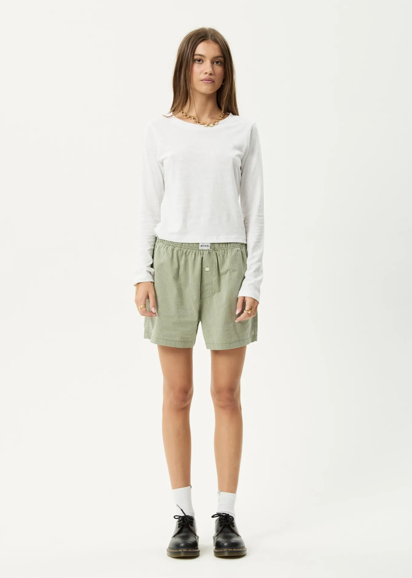 Shorts|Sets & Co-Ords<Afends Candy - Boxer Short Oil Green