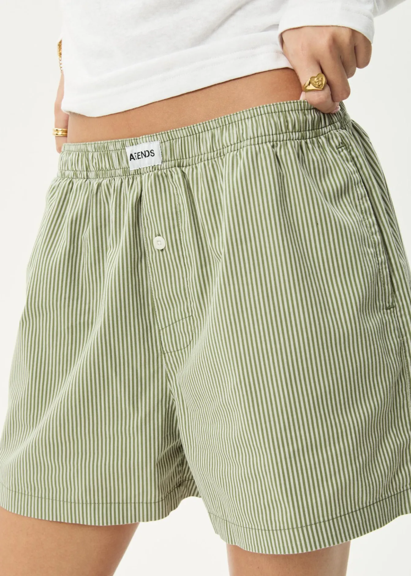 Shorts|Sets & Co-Ords<Afends Candy - Boxer Short Oil Green
