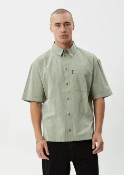 Shirts|Sets & Co-Ords<Afends Candy - Short Sleeve Shirt Oil Green