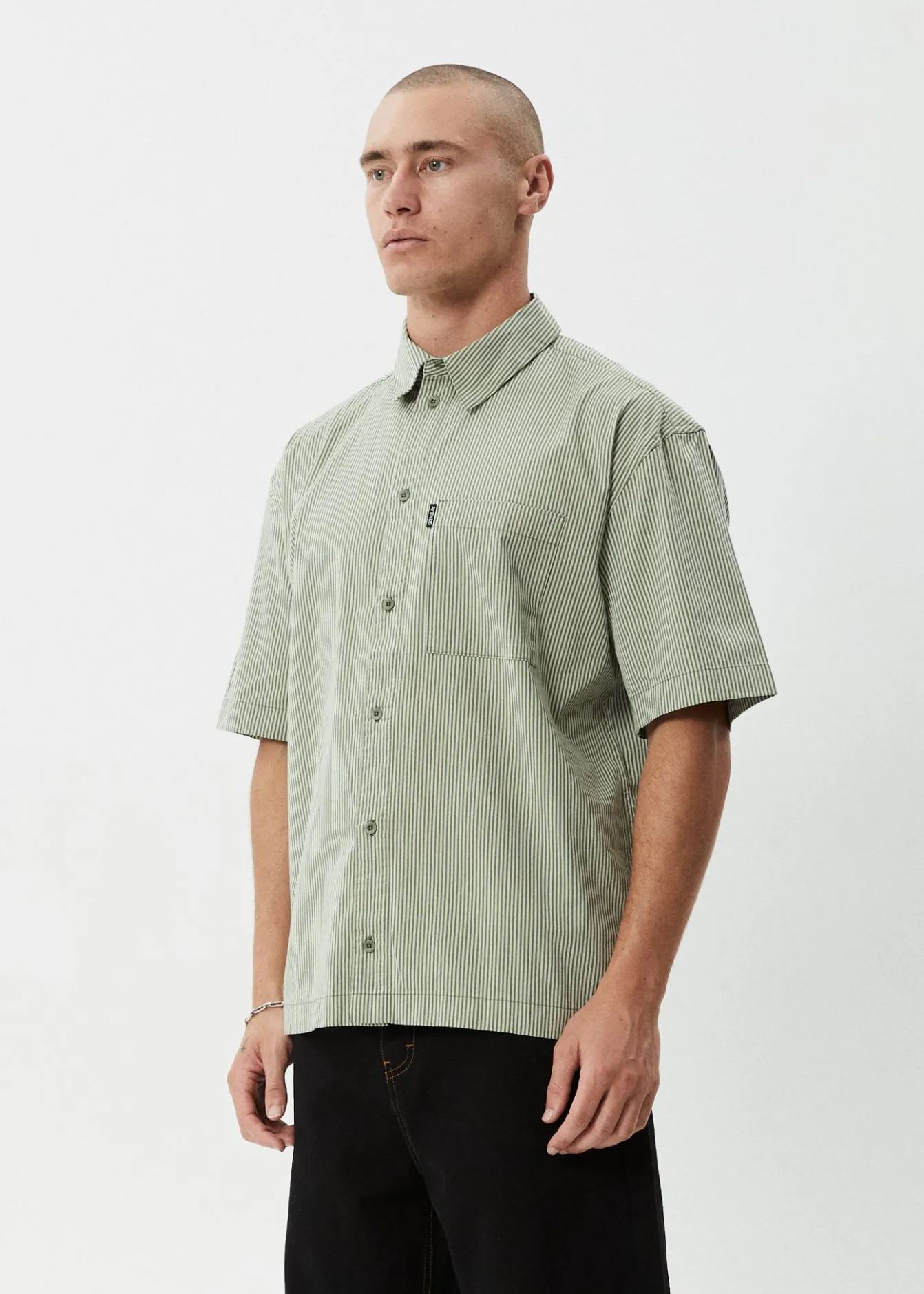Shirts|Sets & Co-Ords<Afends Candy - Short Sleeve Shirt Oil Green