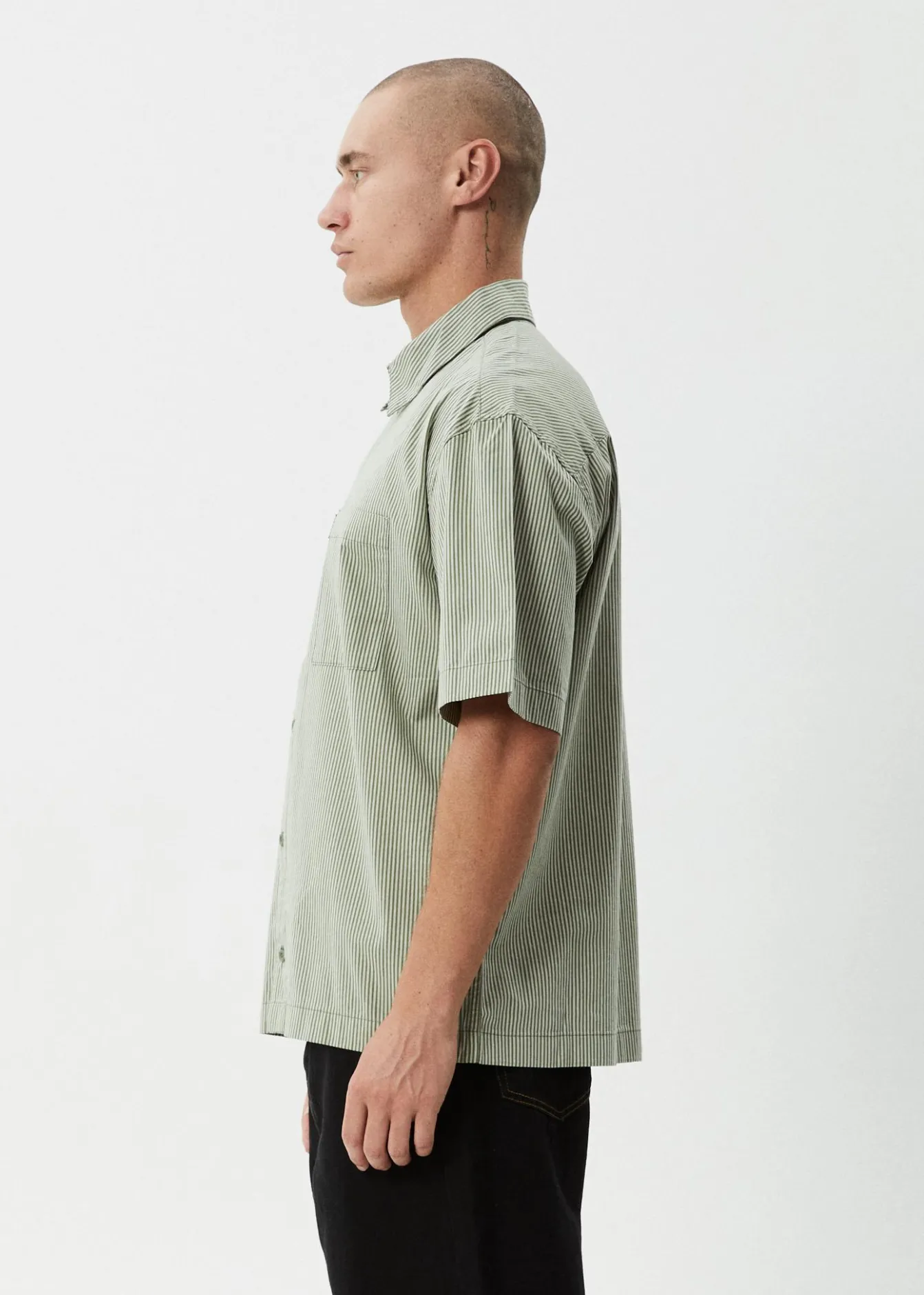 Shirts|Sets & Co-Ords<Afends Candy - Short Sleeve Shirt Oil Green