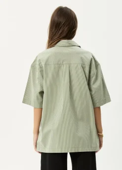 Shirts|Sets & Co-Ords<Afends Candy - Short Sleeve Shirt Oil Green