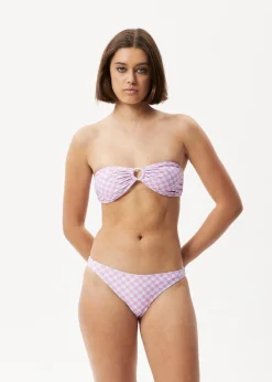 Swimwear<Afends Carlo   -  Check Bikini Bottom Candy