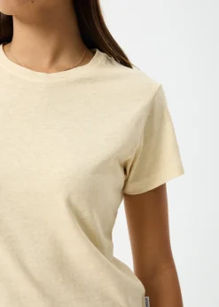 Tees & Shirts|Essentials<Afends Carmen - Baby Tee Sand