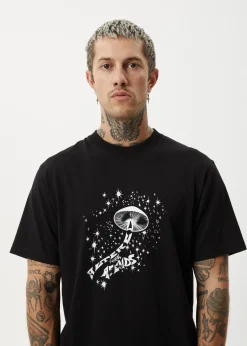 T-Shirts<Afends Carpet Ride - Retro Tee Black